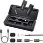 GODOX 【2025 Latest Model Movelink Mini Kit Wireless Microphone System, 2.4GHz Lavalier Mic 100m(328ft.) Range with Charging Case for Android, Camera, Vlogger, Youtuber, Interviewer