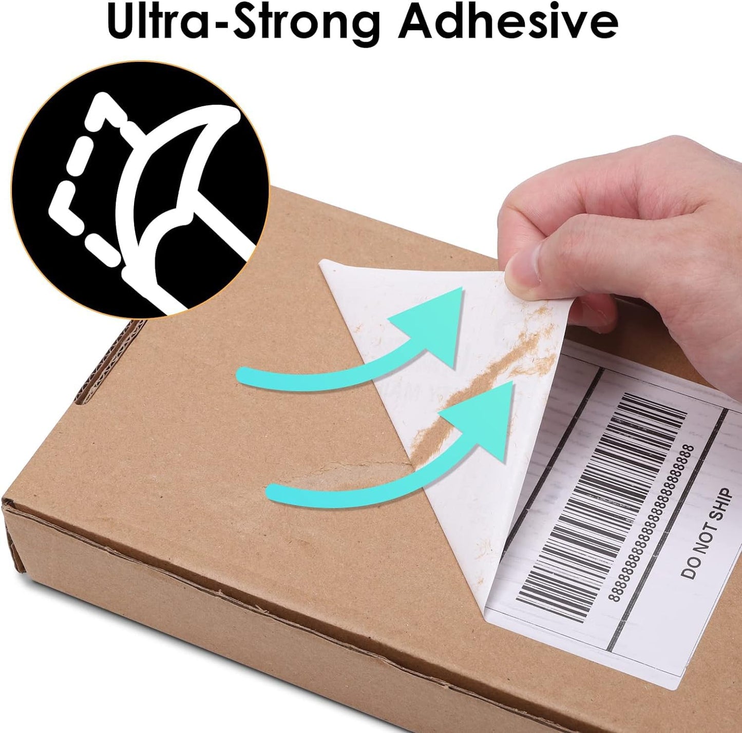 Omezizy 4x6 Thermal Shipping Label (Pack of 2 Roll 500 4x6 Labels)
