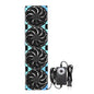 120mmx4 480mm Adjustable Computer PC Vent Fans 3-12V Speed Controller for Flexible Arrange Chicken Coop Rack Space Window Wall Cabinet Server Mining Rig Exhaust Cooling