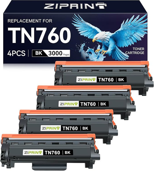 TN760 Toner Compatible with Brother TN-760 TN-730, MFC-L2710DW MFC-L2750DW