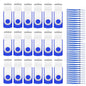 100-Pack of 1GB USB Flash Drive Bulk EASTBULL FAT32 Thumb Drive Pack (Blue)