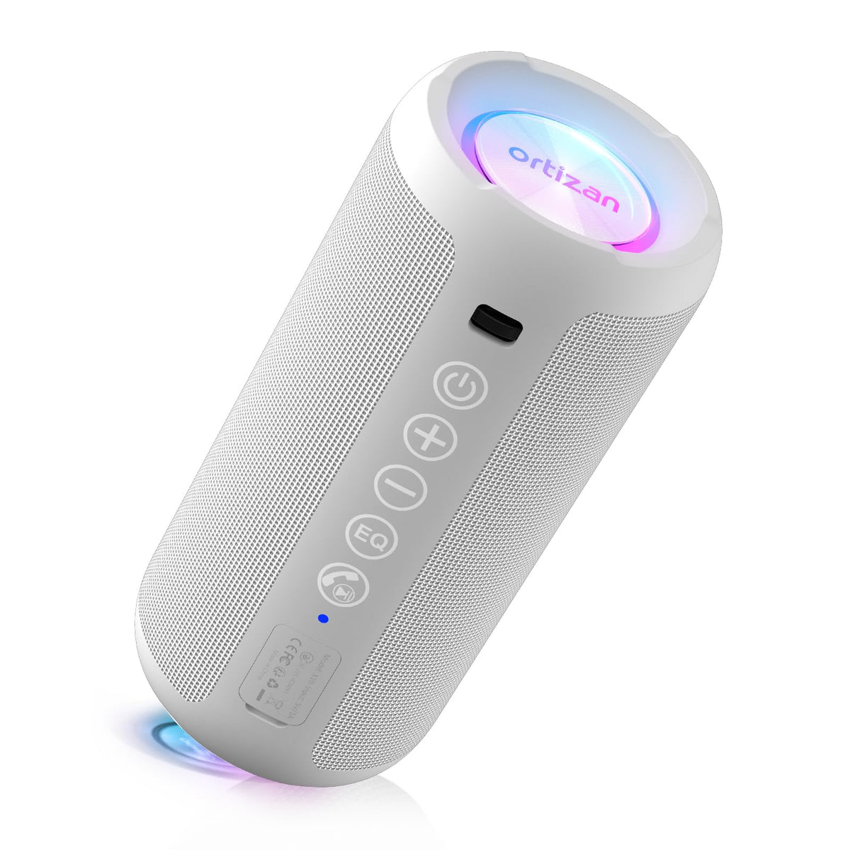 Ortizan X10 Portable Bluetooth Speaker, IPX7 Waterproof, Wireless, Teal