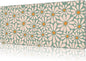 Mouse Pad Large Boho with Daisy Flowers Non-Slip Gaming Desk Mat with Stitched Edge Laptop Keyboard Desk Pad for Work Home Gaming (35.4 x 15.7 Inches)