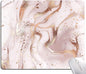 Mouse Pad Marble, Pink Rose Gold Marble Mouse Pad for Women, Washable Square Cloth Mousepad for Office Laptop, Non-Slip Rubber Computer Mouse Pads for Wireless Mouse, Cute Mouse Pads for Desk