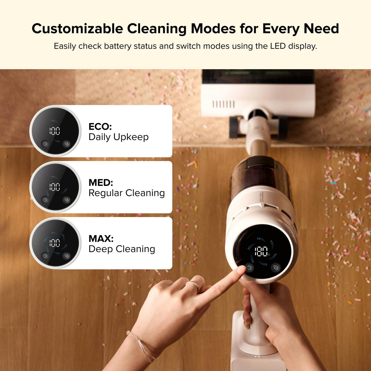 roborock H60 Hub Cordless Stick Vacuum Cleaner with Auto-Empty Dock, 60Min
