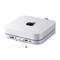 Satechi Aluminum Stand & Hub for Mac mini, USB 3.0 & Headphone Jack, Silver