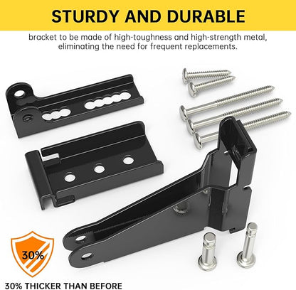 Thickened Storm Door Closer Bracket，Repair Jamb Bracket Compatible with Andersen，Durable Screen Door Closer Replacement Parts Kits with Emco/Larson/Pella, Protecting Doors from Damage from Winds