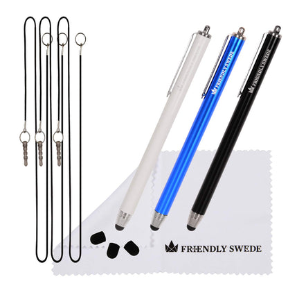 The Friendly Swede Stylus Pen for Touchscreen with Replaceable Thin Tips