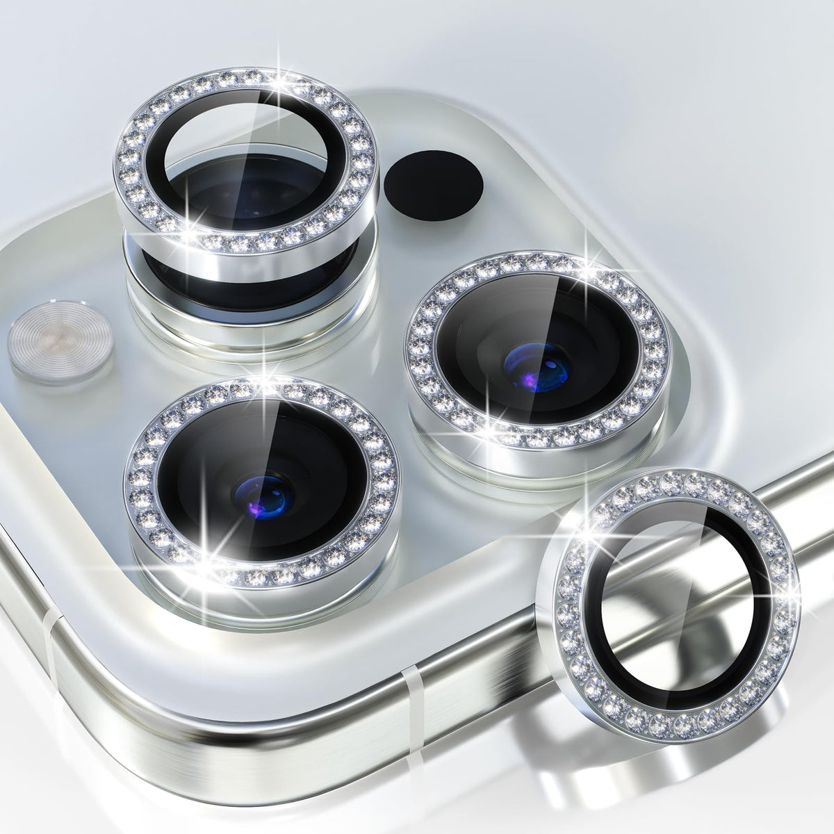 Choiche for iPhone 15 Pro/iPhone 15 Pro Max Camera Lens Protector
