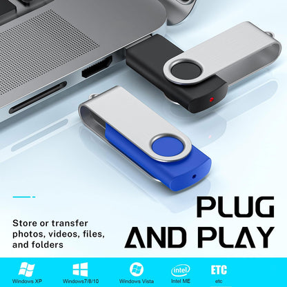 FEBNISCTE Memory Stick 1GB USB Flash Drive Bulk 10 Pack - Bulk 1 GB USB 2.0