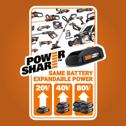 WORX Cordless Stick Vacuum, 20V Handheld Vacuum Cleaner, WX038L.1