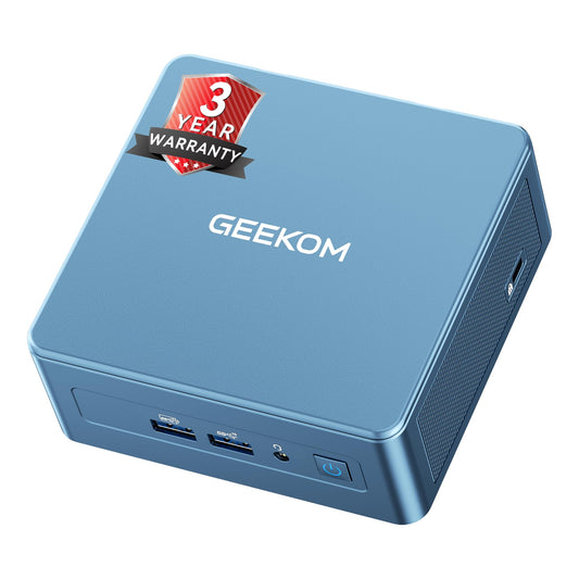 GEEKOM NEW IT12 Mini PC,Intel i3-12300HE(Beats 12450H),16GB RAM,256GB SSD