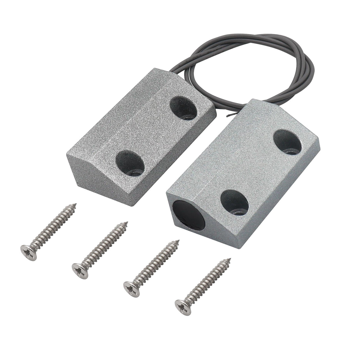 FOCMKEAS Magnetic Reed Switch, NC, 2 Wire, Zinc Alloy Sliver, OC-55