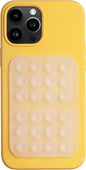 OCTOBUDDY Classic MAX - Silicone Suction Phone Case Adhesive Mount - Hands-Free, Strong Grip Holder for Selfies and Videos - iPhone and Android Compatible - 2.6″ x 3.9″