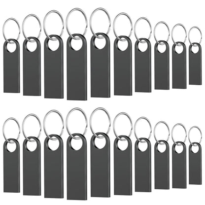 16GB USB Flash Drive 5 Pack, Wooolken Sleek Metal USB 2.0 Thumb Drive