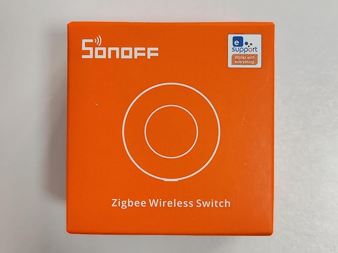SONOFF Zigbee Switch, SNZB-01P Wireless Push Button, Supports to Create Smart Scenes, Trigger The Connected Devices on eWelink APP with Three Control Options, SONOFF ZigBee Bridge Required, 1Pack