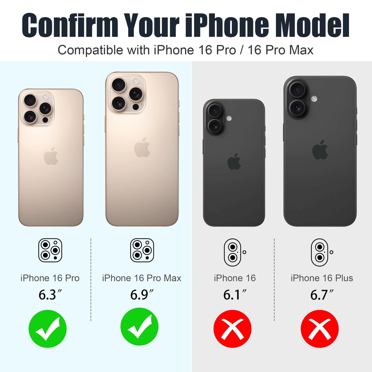 AGVEE 16 Pro & Max 3+3 6 Pack for iPhone 13 6.1" / 13 Mini 5.4" Camera Lens Protector, Bling Diamond & Bling Glitter Metal Ring 9H Tempered HD Glass Camera Cover Film, Glitter-Desert