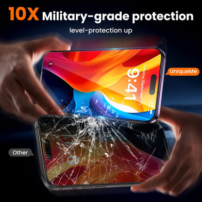 UniqueMe 2 Packs for iPhone 14 Pro Screen Protector
