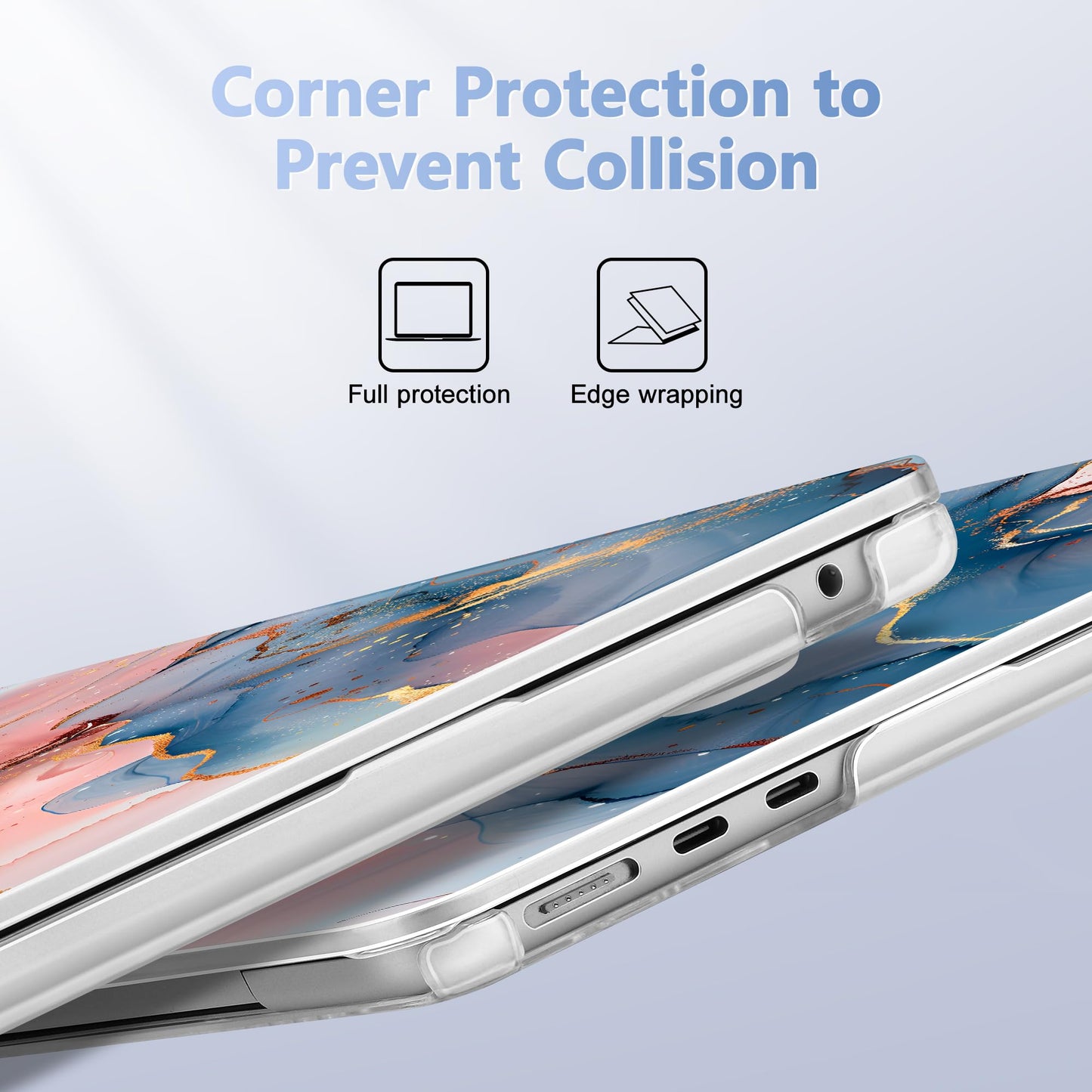 Lepeoac Case for 2026/2025/2024/2023 MacBook Air 15-inch Laptop Release M5 A3448 /M4 A3241 /M3 A3114 /M2 A2941, Stylish Protective Hard Shell Cover for MacBook Air 15.3 inch, Abstract Art P492