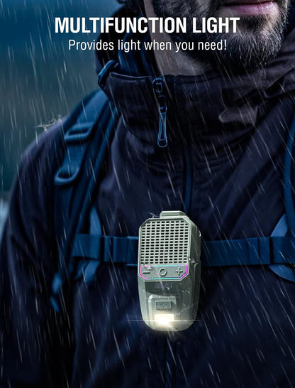 GBEAST Wearable Bluetooth Speaker, Waterproof Mini Clip On Speaker-Green