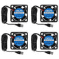UMLIFE 4pcs USB 5V DC Fan 2510 Small 2 pin Cooling Cooler Computer 25mm X 10mm (25x25x10)