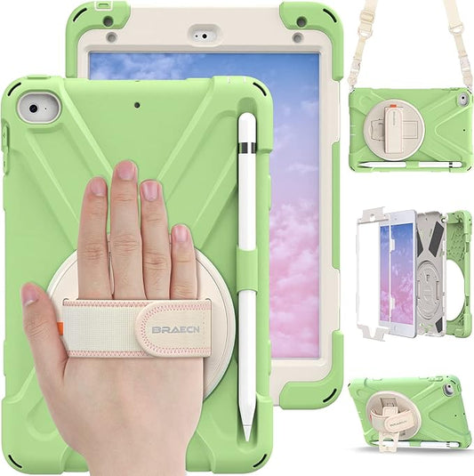 BRAECN iPad mini 5 Case, iPad mini 4 Case - Matcha Green