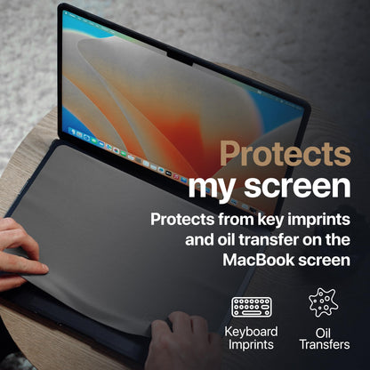 Kuzy 3 Pack Premium Microfiber Cleaning Cloth - MacBook Screen Cleaner Keyboard Cover Imprint Protection Accessories - Laptop Screen Cleaner Cloth - Eyeglass Lens Glasses Cleaner, 3 Pack - Gray