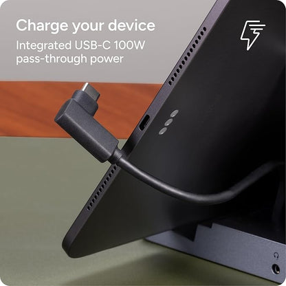 ZAGG 6-Port Media Hub – for iPad, Chromebook, Android & More – HDMI 4K 60Hz, USB-C PD 100W, USB-A 3.2 10Gbps, SD & MicroSD Card Readers, Audio Jack – Compact & Durable w/Media Buttons