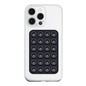 LvShuLiangPin Anteel Silicone Suction Phone Case Mount, Silicon Adhesive Phone Accessory for Smartphones, Hands-Free Mirror Shower Phone Holder for Selfies, Tiktok Videos (Black)