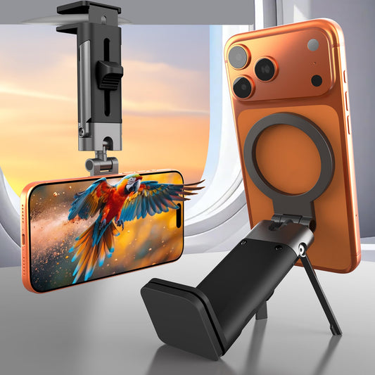 YAGHVEO Airplane Phone Holder Travel Essentials Metal Magnetic