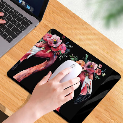 Square Mouse Pad Flamingo-1,Gaming Mouse Pads for Desk,Soft Computer Waterproof Non-Slip Mouse Mat