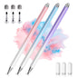 Stylus Pens for Touch Screens, 2 in 1 High Precision Universal Stylus Pen for iPad Compatible with Apple, iPhone, iPad, Android, Samsung Tablets, Phones, 3 Pack-Pink, Purple, Yellow