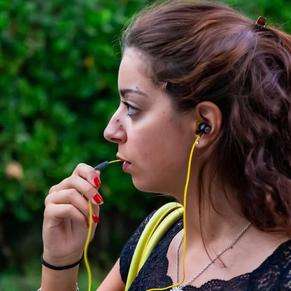 LUDOS Clamor USB C Headphones for iPhone 16 15 Pro Max Plus iPad Pro, 5 Years Warranty, USB-C Earbuds for Samsung Galaxy S24 S23 Ultra S22 S21 FE S20 A55 A54 A53, USB Type C Earphones - Yellow