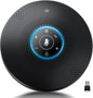 Bluetooth Speakerphone - eMeet M2 Max Professional Conference Speaker and 4 Directional Mics for up to 15 People Business Conference Calls High Volume Noise Reduction Daisy Chain Dongle Home Office