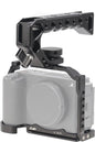 ZV-E1 Cage, Hersmay Video Stabilizer Camera Cage for Sony ZV-E1 Camera Accessories with Top Handle DSLR Rig with Cold Shoe,Handle Locating Holes,Multiple 1/4" 3/8" Screw Holes