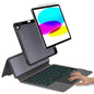 eoso iPad 9.7 Keyboard Case for iPad 6th Gen 2018 - iPad 5th Gen 2017 - iPad Pro 9.7 - iPad Air 2-7 Color Backlight,Touchpad Detachable Slim Cover with Pencil Holder (9.7",Black)