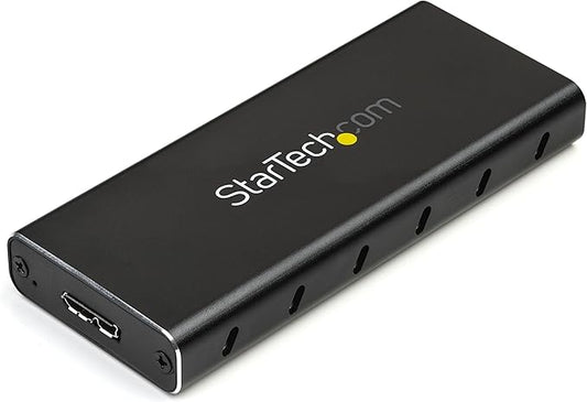 StarTech M.2 SATA SSD Enclosure, USB 3.1 10Gbps, Aluminum (SM21BMU31C3)