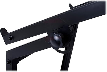 GRIFFIN 19U Rack Mount Rolling Stand (StudioZ PROSteel Series) & Adjustable Mixer Platform Rails – Cart Holder for Audio Music Recording Cabinet – Stage Equipment DJ Gear Storage Case for Amplifier