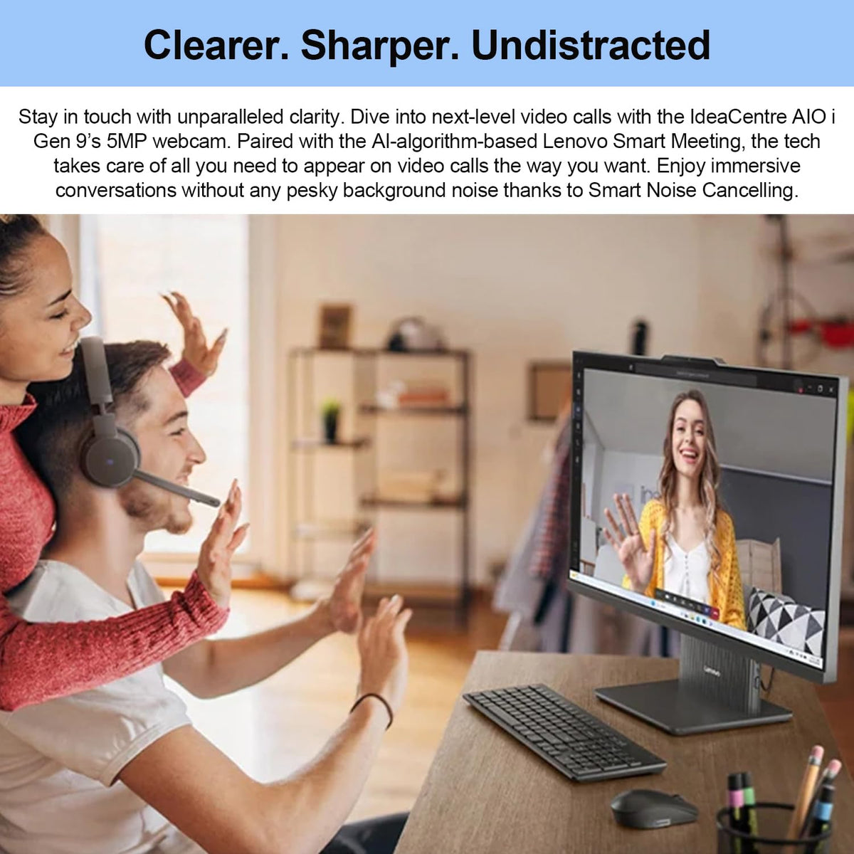 Lenovo 2026 IdeaCentre Business All-in-One, 27" FHD Touchscreen 100Hz, Intel Core i5-13420H, 16GB DDR5 RAM, 1TB SSD, Wireless Charging Base, Wireless KB & Mouse, Wi-Fi 6, Windows 11 Pro, Grey