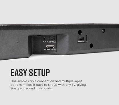Polk Audio Signa S4 Sound Bar with Wireless Subwoofer - Dolby Atmos 3D Audio, Exclusive VoiceAdjust & BassAdjust Technology, HDMI eARC, Works with 8K, 4K & HD TVs, Bluetooth, Wireless Streaming
