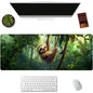 Kibue Turtle Gaming Mouse Pad Extended Desk Computer Keyboard Laptop Mouse Pads for Gaming Home Office Work, Large Long Desk Mat Mousepad with Non-Slip Rubber Base 31.5×11.8inch(17)