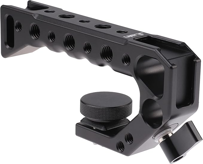 Hersmay EOS R6 II Camera Cage with Top Handle for Canon EOS R6 Mark II Mirrorless Camera Aluminum Alloy Film Movie Making Camera Video Cage with Shoe Mount