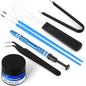 YIMAGUJRX RUNJRX Keyboard Lube Kit JRX 205G0 0.53oz/15g for Mechanical Keyboard Switch Lube, Keyboard Removal Tool with Keycap Puller,Switch Puller,Tweezers(6 Pcs)