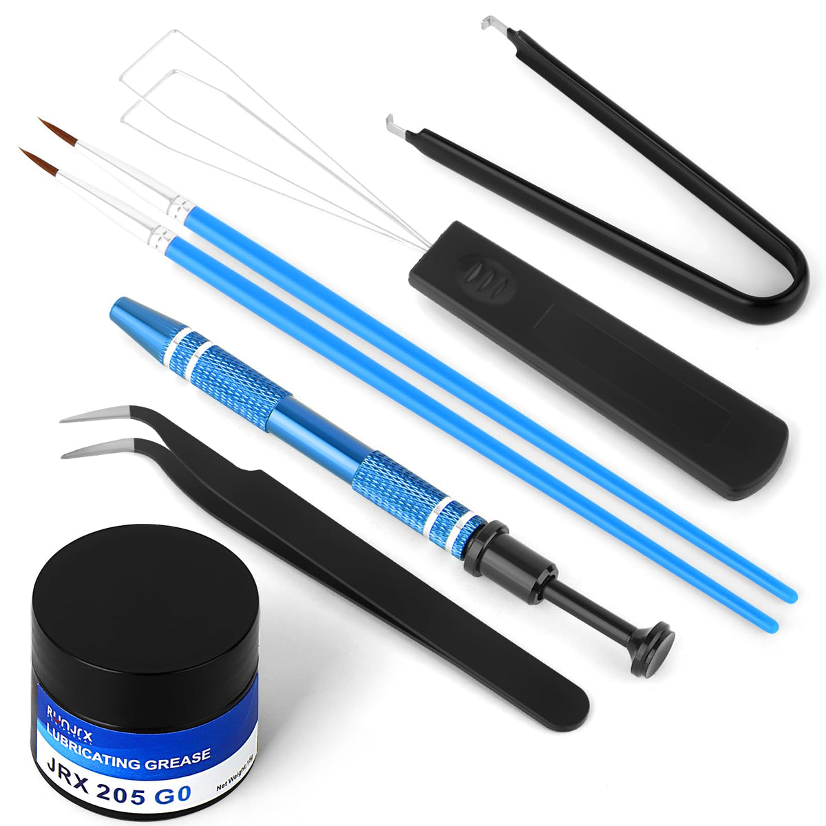YIMAGUJRX RUNJRX Keyboard Lube Kit JRX 205G0 0.53oz/15g for Mechanical Keyboard Lube, Switch Opener for MX Kailh,Keyboard Tools with Keycap Puller
