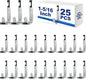 Zonon 25 Pcs J Hooks for Hanging Metal J Hook Hangers Cable Support with Bat Wing Heavy Duty G60 Galvanized Steel Cable Hooks for Attaching Ceiling Wire Threaded Rod, Ul Certification(1-5/16 Inch)