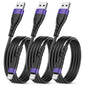 OIITH USB C Cable, USB A to USB C 3A Fast Charging (3FT 3Pack) Phone USB Type-C Charge Cable Android Charge Cord USB C Charger Cable for iPhone 15 Plus/Pro/Pro Max/Samsung/Pad/Laptop/LG/-Red