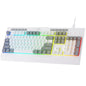 Redragon K512 RGB Membrane Gaming Keyboard, 6 Macro Keys & Easy Media Wheel