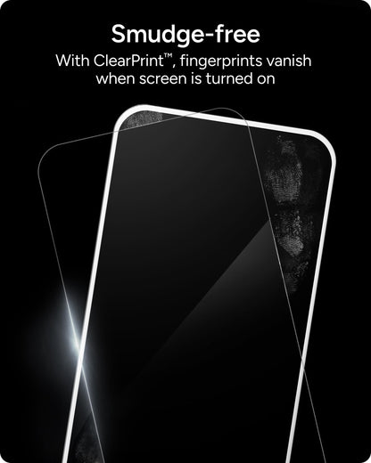 ZAGG Glass Elite Privacy iPhone 15 Pro Max Screen Protector - 5X Stronger with Reinforced Edges, 2-Way Privacy Filter, Scratch & Smudge-Resistant Surface, InvisibleShield, Easy to Install