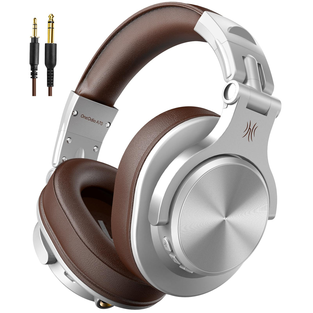 OneOdio A70 Bluetooth Over-Ear Headphones, Hi-Res Wired DJ Studio - RG