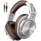 OneOdio A70 Bluetooth Over-Ear Headphones, Hi-Res Wired DJ Studio - RG